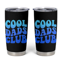 Cool Dads Club Blue Typography Tumbler Cup Fathers Day Gift