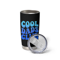Cool Dads Club Blue Typography Tumbler Cup Fathers Day Gift