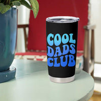 Cool Dads Club Blue Typography Tumbler Cup Fathers Day Gift