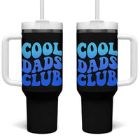 Cool Dads Club Blue Typography Tumbler With Handle Fathers Day Gift