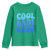 Cool Dads Club Blue Typography Youth Sweatshirt Fathers Day Gift