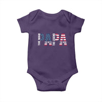 Vintage American Flag Papa The Man The Myth The Legend Baby Onesie Fathers Day Gift