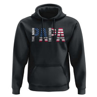 Vintage American Flag Papa The Man The Myth The Legend Hoodie Fathers Day Gift