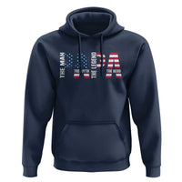 Vintage American Flag Papa The Man The Myth The Legend Hoodie Fathers Day Gift