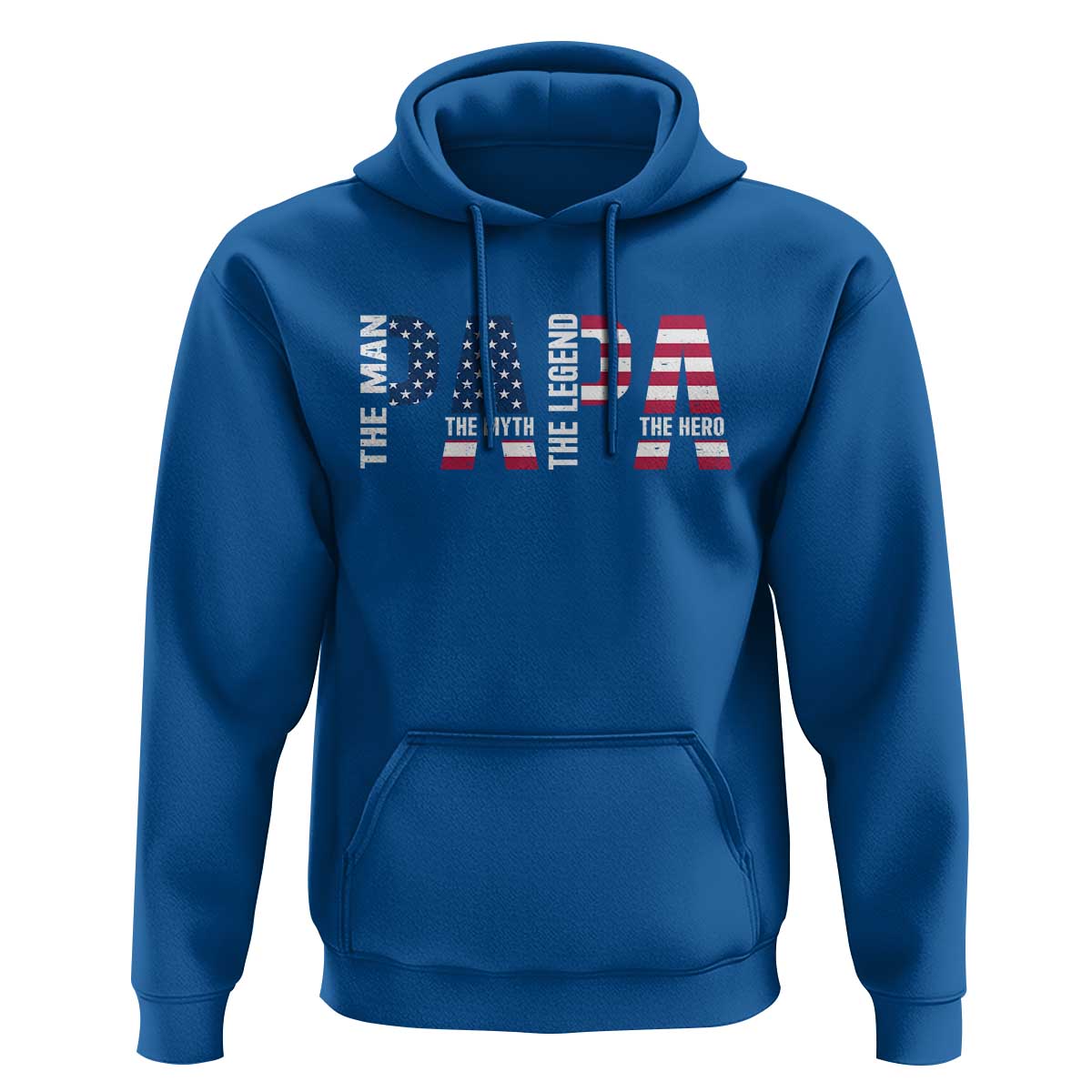 Vintage American Flag Papa The Man The Myth The Legend Hoodie Fathers Day Gift