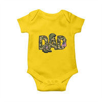 Proud Army Dad USA Flag Camo Baby Onesie Fathers Day Gift
