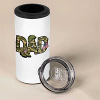 Proud Army Dad USA Flag Camo 4 in 1 Can Cooler Tumbler Fathers Day Gift