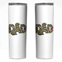 Proud Army Dad USA Flag Camo Skinny Tumbler Fathers Day Gift