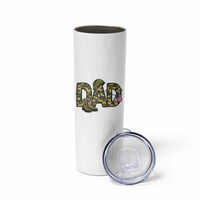 Proud Army Dad USA Flag Camo Skinny Tumbler Fathers Day Gift