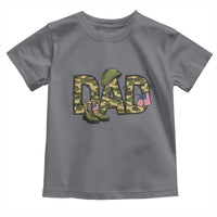 Proud Army Dad USA Flag Camo Toddler T Shirt Fathers Day Gift