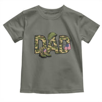 Proud Army Dad USA Flag Camo Toddler T Shirt Fathers Day Gift