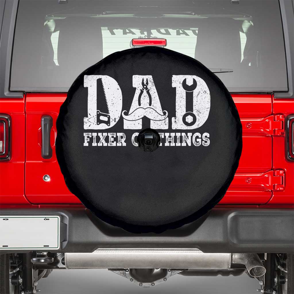 Handyman Dad Fixer Of Everything Spare Tire Cover Funny Garage Papa