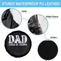 Handyman Dad Fixer Of Everything Spare Tire Cover Funny Garage Papa