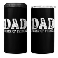 Handyman Dad Fixer Of Everything 4 in 1 Can Cooler Tumbler Funny Garage Papa