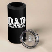 Handyman Dad Fixer Of Everything 4 in 1 Can Cooler Tumbler Funny Garage Papa