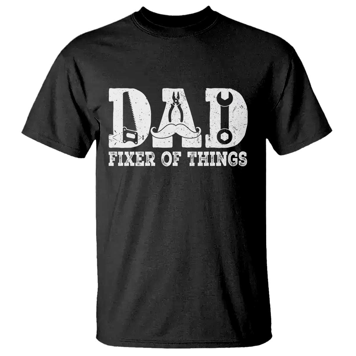 Handyman Dad Fixer Of Everything T Shirt Funny Garage Papa