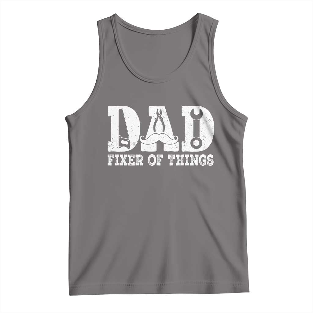 Handyman Dad Fixer Of Everything Tank Top Funny Garage Papa