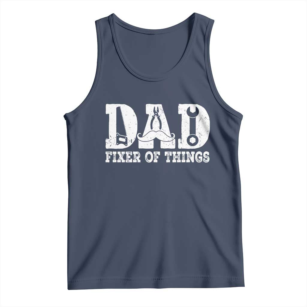 Handyman Dad Fixer Of Everything Tank Top Funny Garage Papa