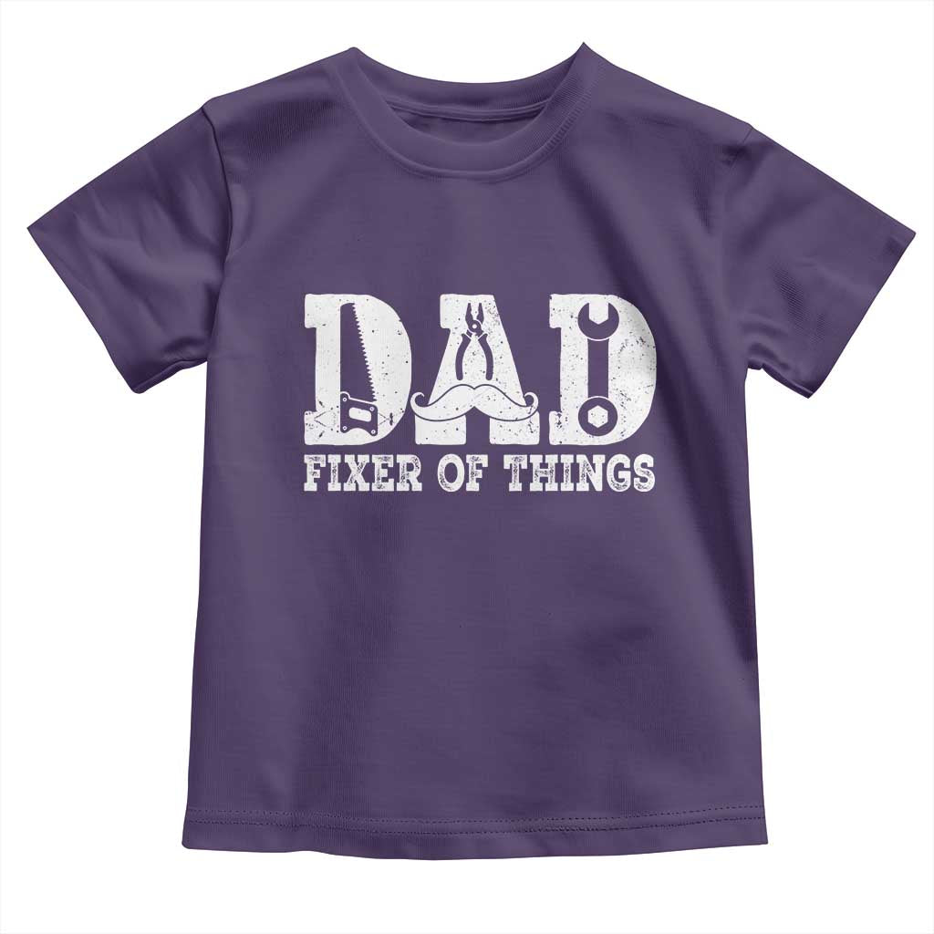 Handyman Dad Fixer Of Everything Toddler T Shirt Funny Garage Papa