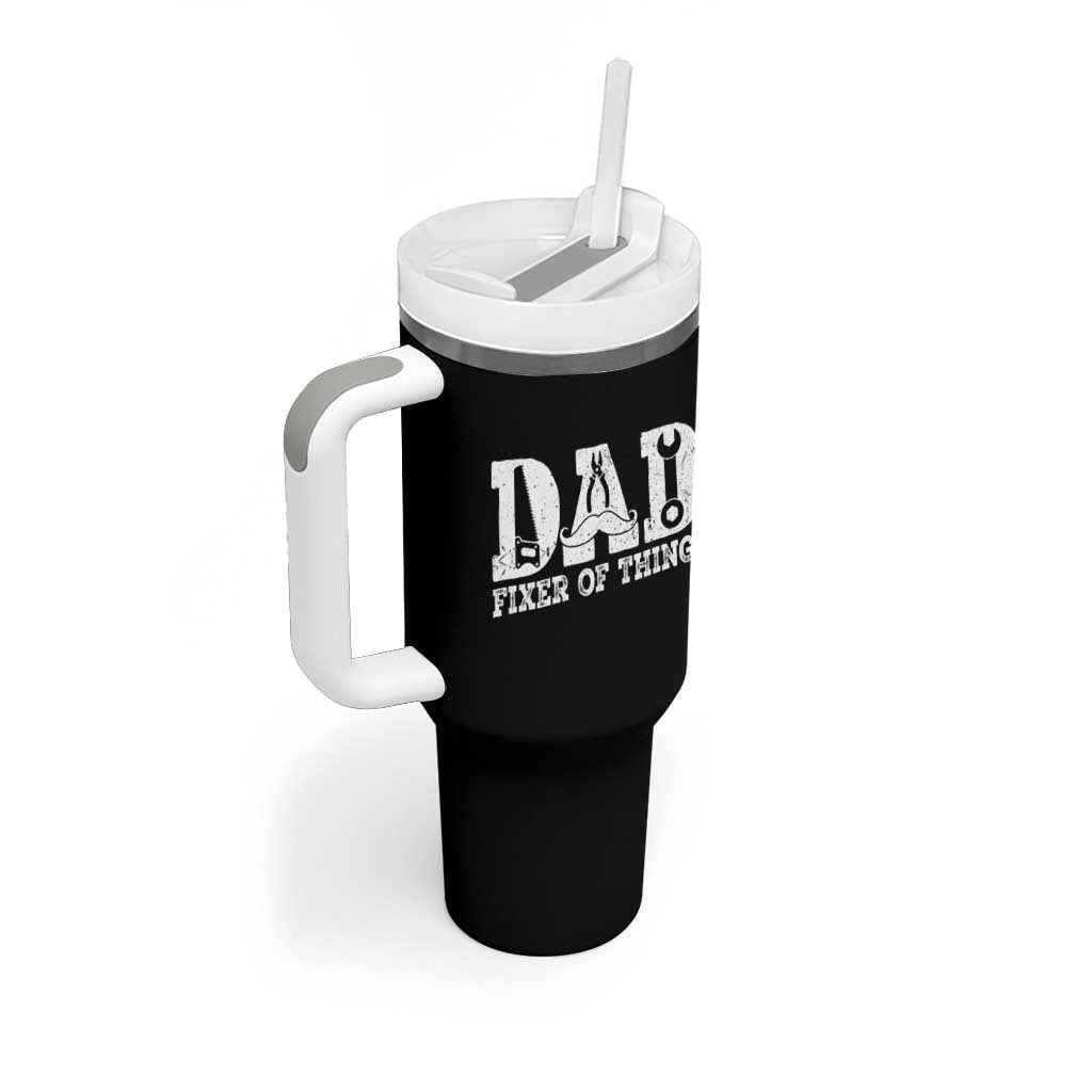 Handyman Dad Fixer Of Everything Tumbler With Handle Funny Garage Papa