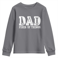 Handyman Dad Fixer Of Everything Youth Sweatshirt Funny Garage Papa