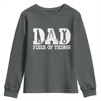 Handyman Dad Fixer Of Everything Youth Sweatshirt Funny Garage Papa