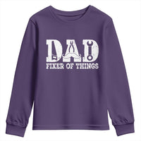 Handyman Dad Fixer Of Everything Youth Sweatshirt Funny Garage Papa