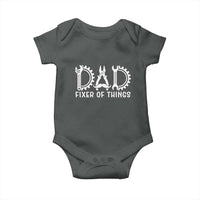 Dad Fixer Of Everything Garage Life Baby Onesie Auto Mechanic Fathers Day Gift