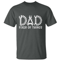 Dad Fixer Of Everything Garage Life T Shirt Auto Mechanic Fathers Day Gift