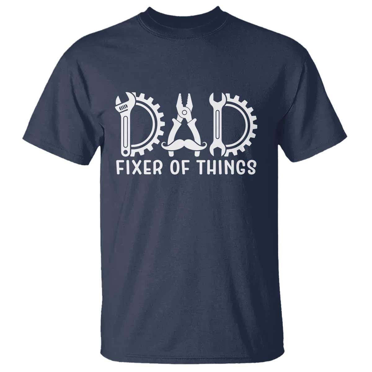 Dad Fixer Of Everything Garage Life T Shirt Auto Mechanic Fathers Day Gift