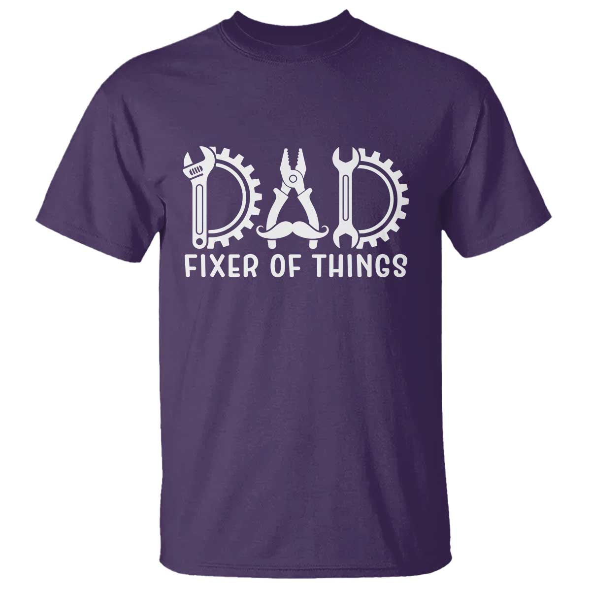 Dad Fixer Of Everything Garage Life T Shirt Auto Mechanic Fathers Day Gift