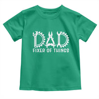 Dad Fixer Of Everything Garage Life Toddler T Shirt Auto Mechanic Fathers Day Gift