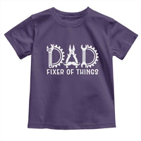 Dad Fixer Of Everything Garage Life Toddler T Shirt Auto Mechanic Fathers Day Gift