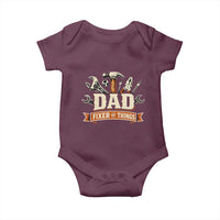 Mechanic Dad Fixer Of All Things Baby Onesie Funny Auto Repair Fathers Day