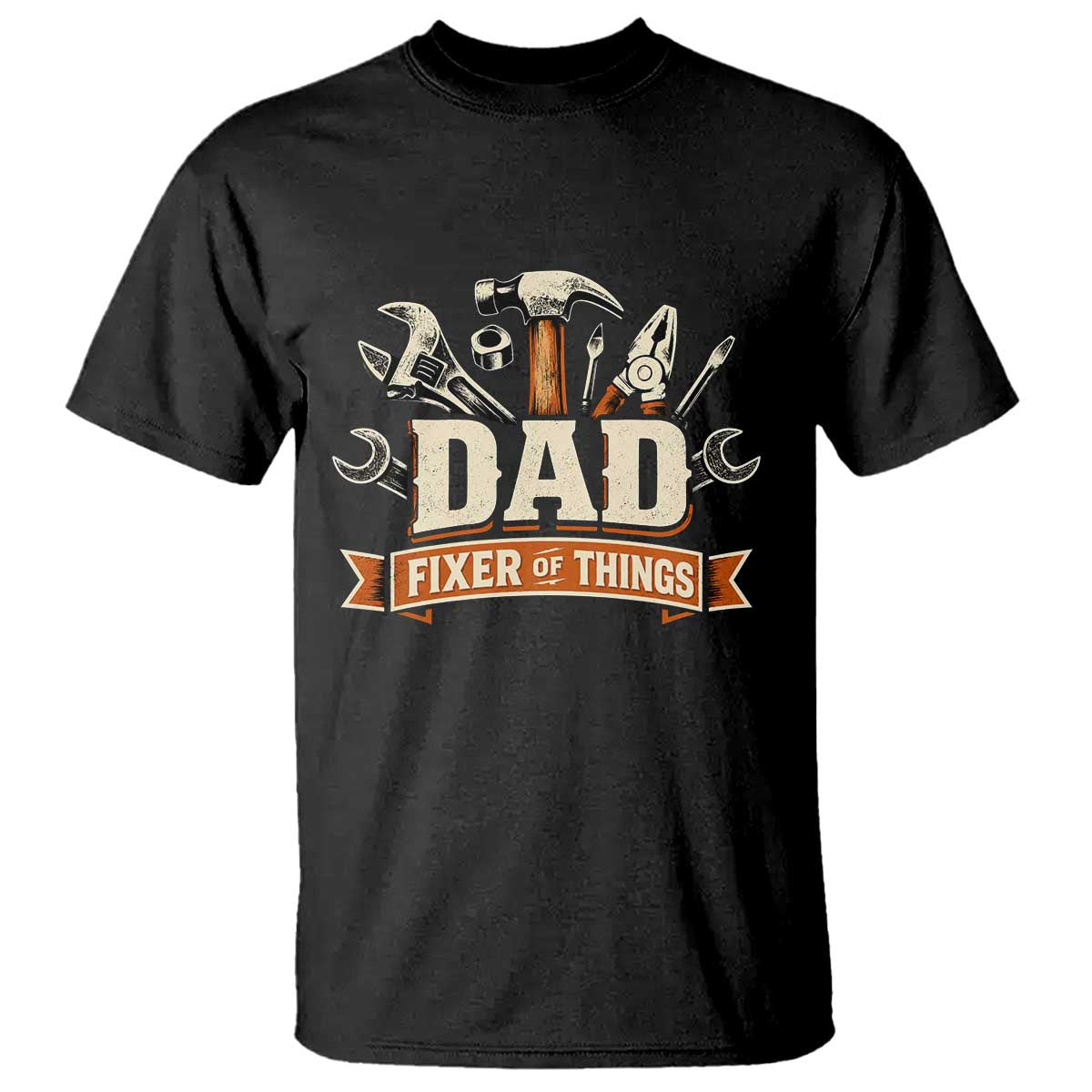 Mechanic Dad Fixer Of All Things T Shirt Funny Auto Repair Fathers Day