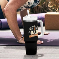 Mechanic Dad Fixer Of All Things Tumbler With Handle Funny Auto Repair Fathers Day