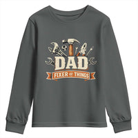 Mechanic Dad Fixer Of All Things Youth Sweatshirt Funny Auto Repair Fathers Day