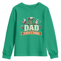 Mechanic Dad Fixer Of All Things Youth Sweatshirt Funny Auto Repair Fathers Day
