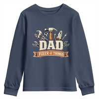 Mechanic Dad Fixer Of All Things Youth Sweatshirt Funny Auto Repair Fathers Day