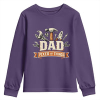 Mechanic Dad Fixer Of All Things Youth Sweatshirt Funny Auto Repair Fathers Day