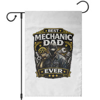 Best Mechanic Dad Ever Garden Flag Auto Repair Fathers Day Graphic