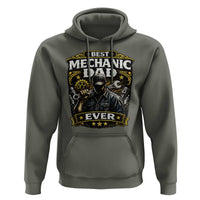 Best Mechanic Dad Ever Hoodie Auto Repair Fathers Day Graphic