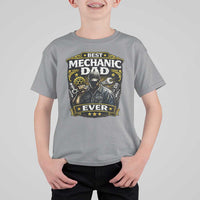 Best Mechanic Dad Ever T Shirt For Kid Auto Repair Fathers Day Graphic