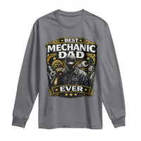 Best Mechanic Dad Ever Long Sleeve Shirt Auto Repair Fathers Day Graphic