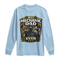 Best Mechanic Dad Ever Long Sleeve Shirt Auto Repair Fathers Day Graphic