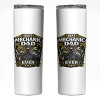 Best Mechanic Dad Ever Skinny Tumbler Auto Repair Fathers Day Graphic