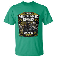 Best Mechanic Dad Ever T Shirt Auto Repair Fathers Day Graphic