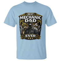 Best Mechanic Dad Ever T Shirt Auto Repair Fathers Day Graphic