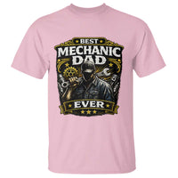 Best Mechanic Dad Ever T Shirt Auto Repair Fathers Day Graphic