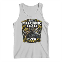 Best Mechanic Dad Ever Tank Top Auto Repair Fathers Day Graphic